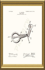 E.E. Mann - Adjustable Reed (Jews Harp), Pat. #341,670, May 11, 1886.