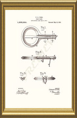 J. McMahel - Mouth Harp, Pat. #320,440, Jun. 16, 1885.