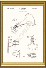 H.W. Pidgeon - Jew's Harp, Pat. #1,857,400, May 10, 1932.