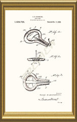 M. Escalante - Mouth Harp, Pat. #1,933,721, Nov. 7, 1933.